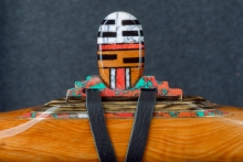 Western Red Cedar Burl Native American Flute, Minor, Mid G-4, #S18K (5)